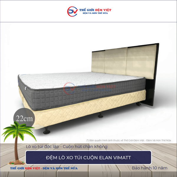 Đệm lò xo túi cuộn Elan Vimatt
